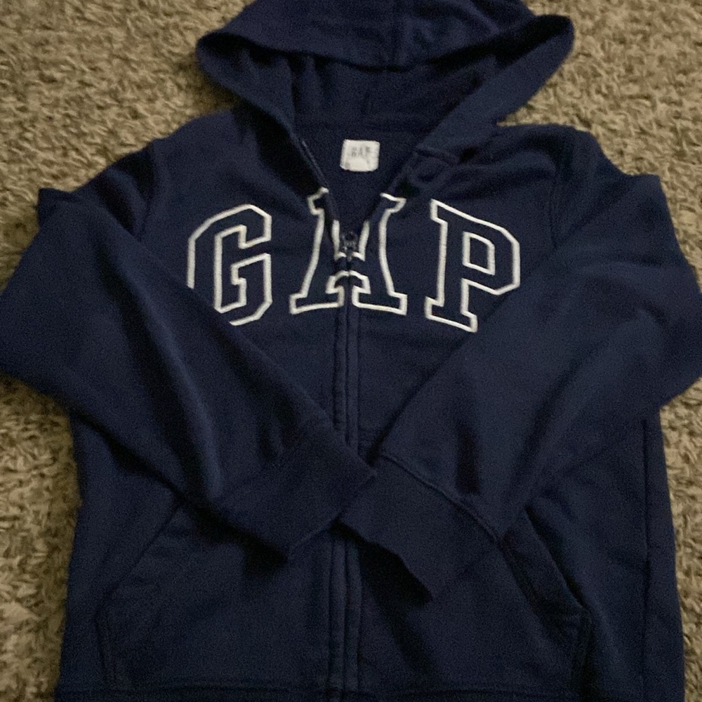 Navy blue gap zip up